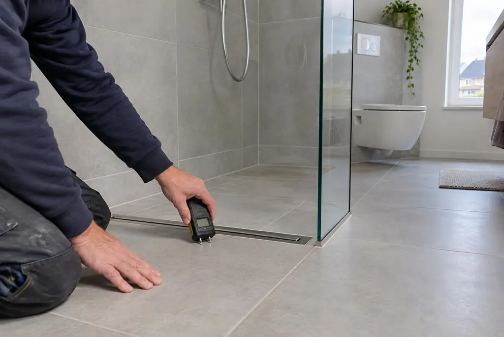 Lekdetectie Bunschoten – badkamer in een nieuwbouwwoning