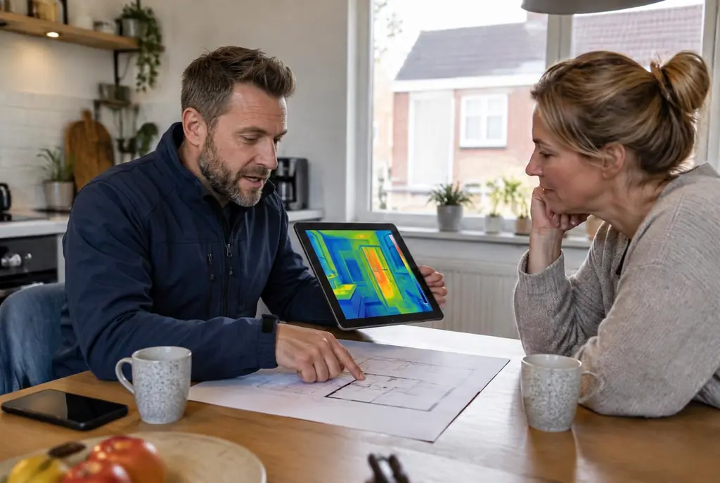 Lekdetectie Bunschoten – bevindingen bespreken aan de keukentafel